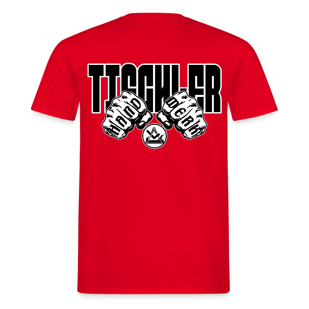 Unisex T-Shirt "Tischler" Rot Männer T-Shirt