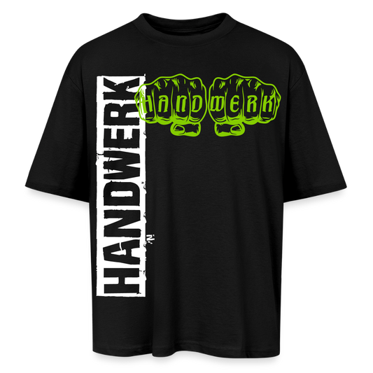 Oversized Unisex T-Shirt "Handwerk" Schwarz Oversized Unisex T-Shirt