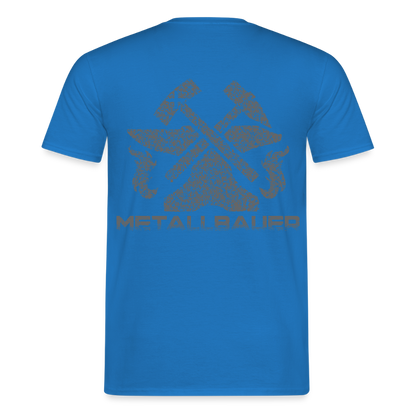 Unisex T-Shirt "Metallbauer" Royalblau Männer T-Shirt