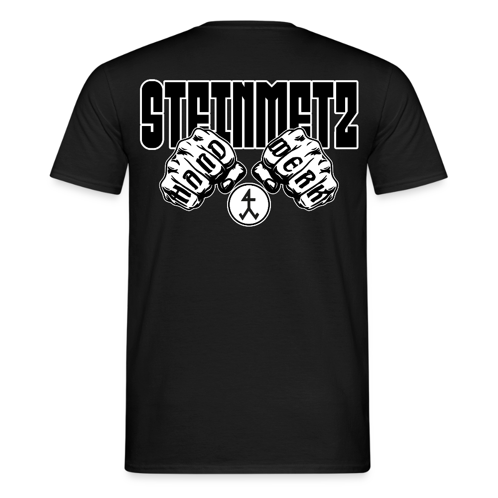 Unisex T-Shirt "Steinmetz" Schwarz Männer T-Shirt