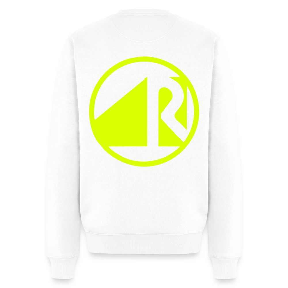 Unisex Premium Pullover "Raumausstatter" neongelb Weiß Männer Premium Pullover