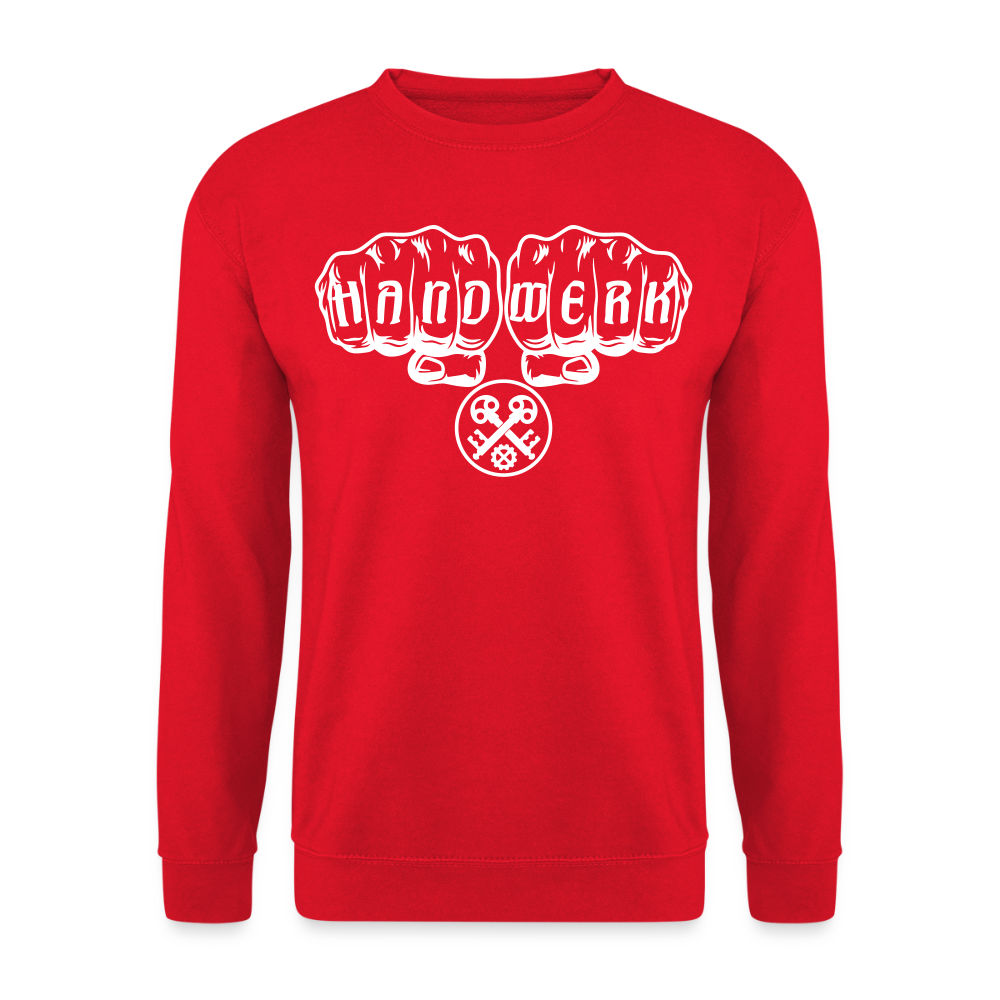 Unisex Pullover "Schlosser" Rot Unisex Pullover