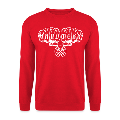 Unisex Pullover "Schlosser" Rot Unisex Pullover