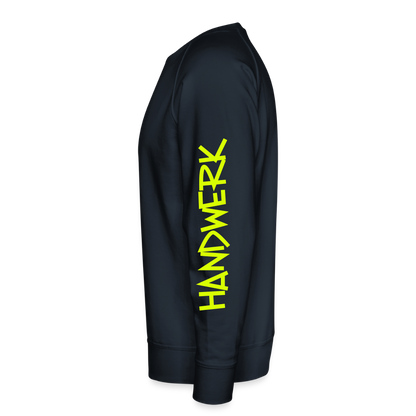 Unisex Premium Pullover "Zimmermann" neongelb Männer Premium Pullover