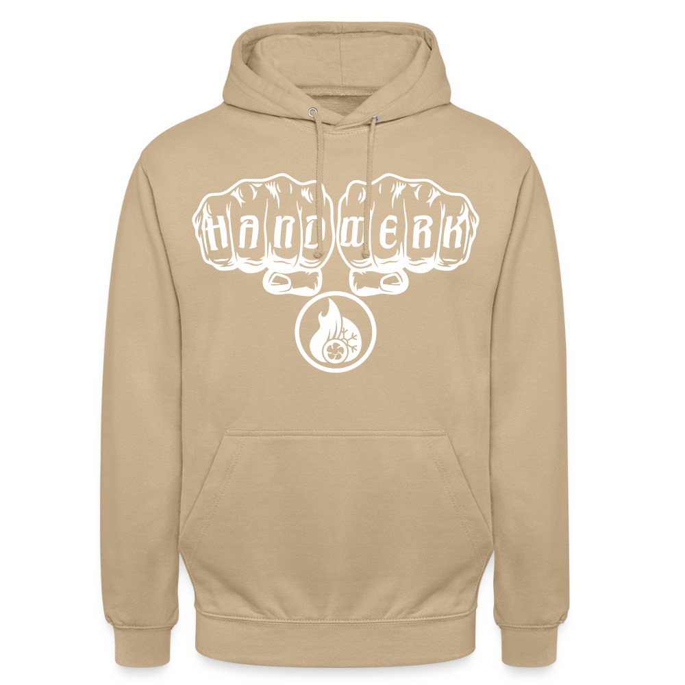 Unisex Hoodie "Klimatechniker" Beige Unisex Hoodie