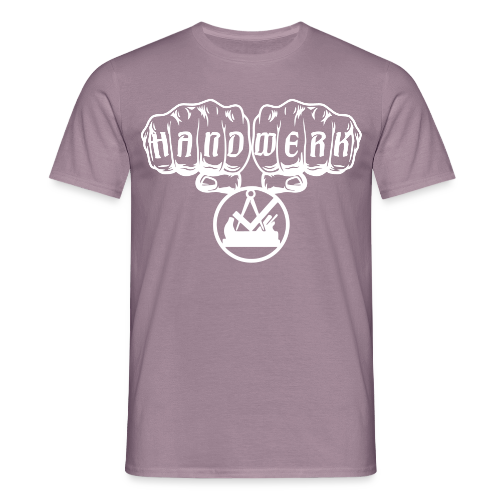 Unisex T-Shirt "Schreiner" Lilagrau Männer T-Shirt