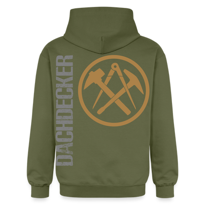 Gildan Unisex Softstyle® "Dachdecker" Militärgrün Gildan Unisex Softstyle® Midweight Hoodie