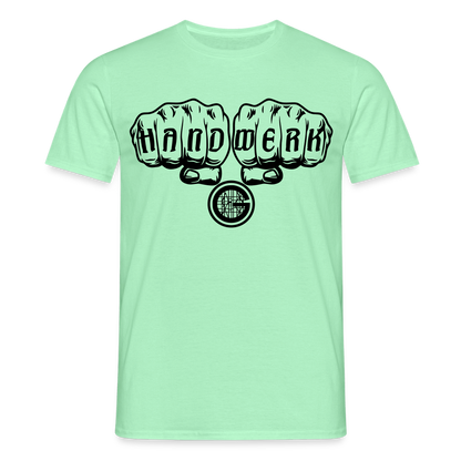 Unisex T-Shirt "Gerüstbauer" Mintgrün Männer T-Shirt