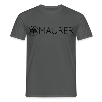 Unisex T-Shirt "Maurer" Anthrazit Männer T-Shirt