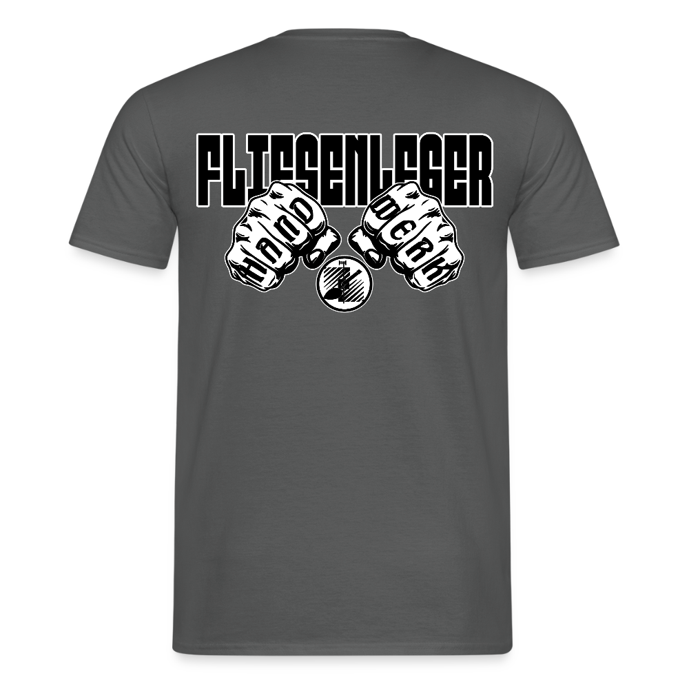 Unisex T-Shirt "Fliesenleger" Anthrazit Männer T-Shirt
