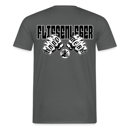 Unisex T-Shirt "Fliesenleger" Anthrazit Männer T-Shirt