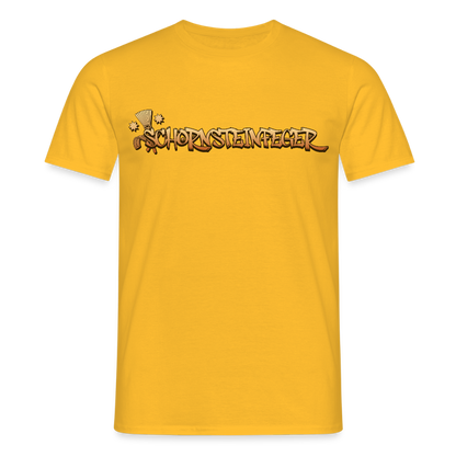 Unisex T-Shirt "Schornsteinfeger" Gelb Männer T-Shirt