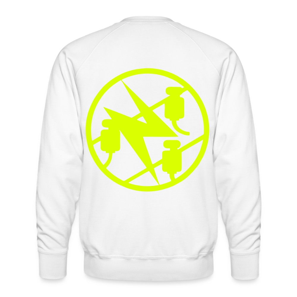 Unisex Premium Pullover "Elektriker" neongelb Männer Premium Pullover