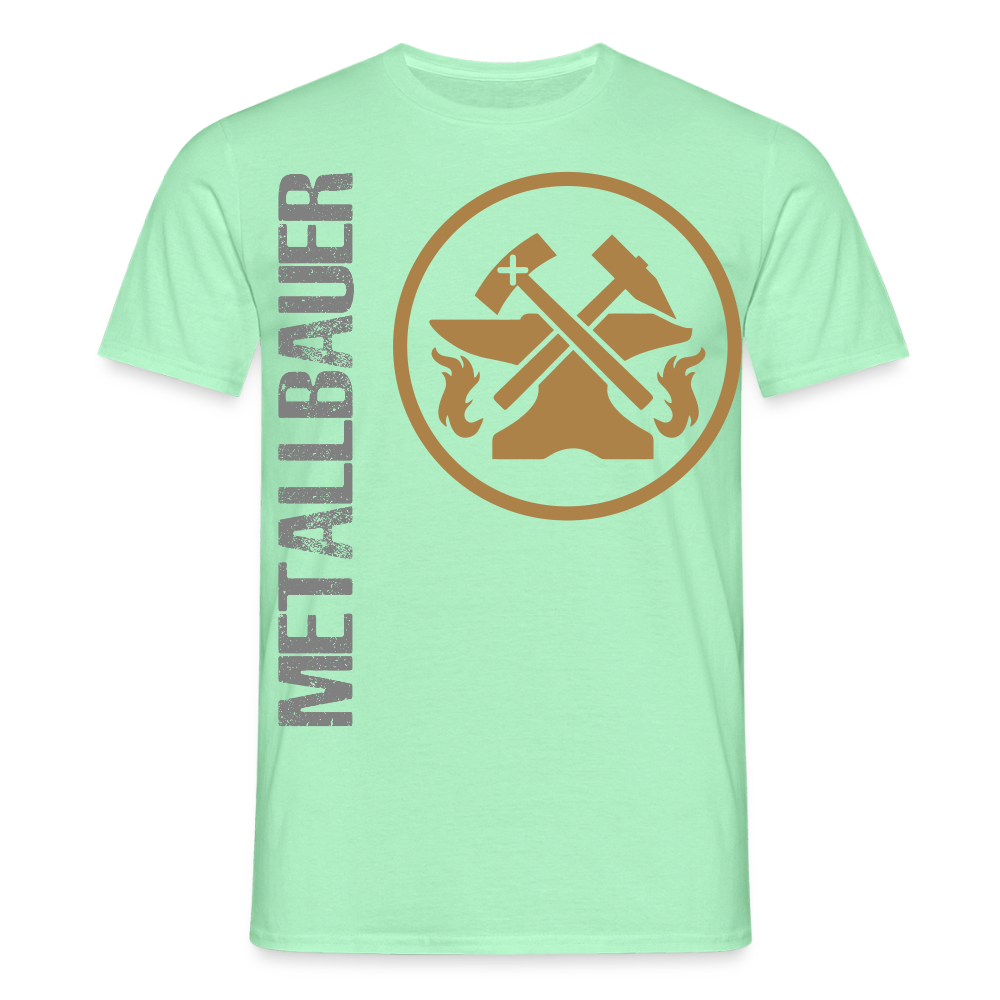 Unisex T-Shirt "Metallbauer" Mintgrün Männer T-Shirt
