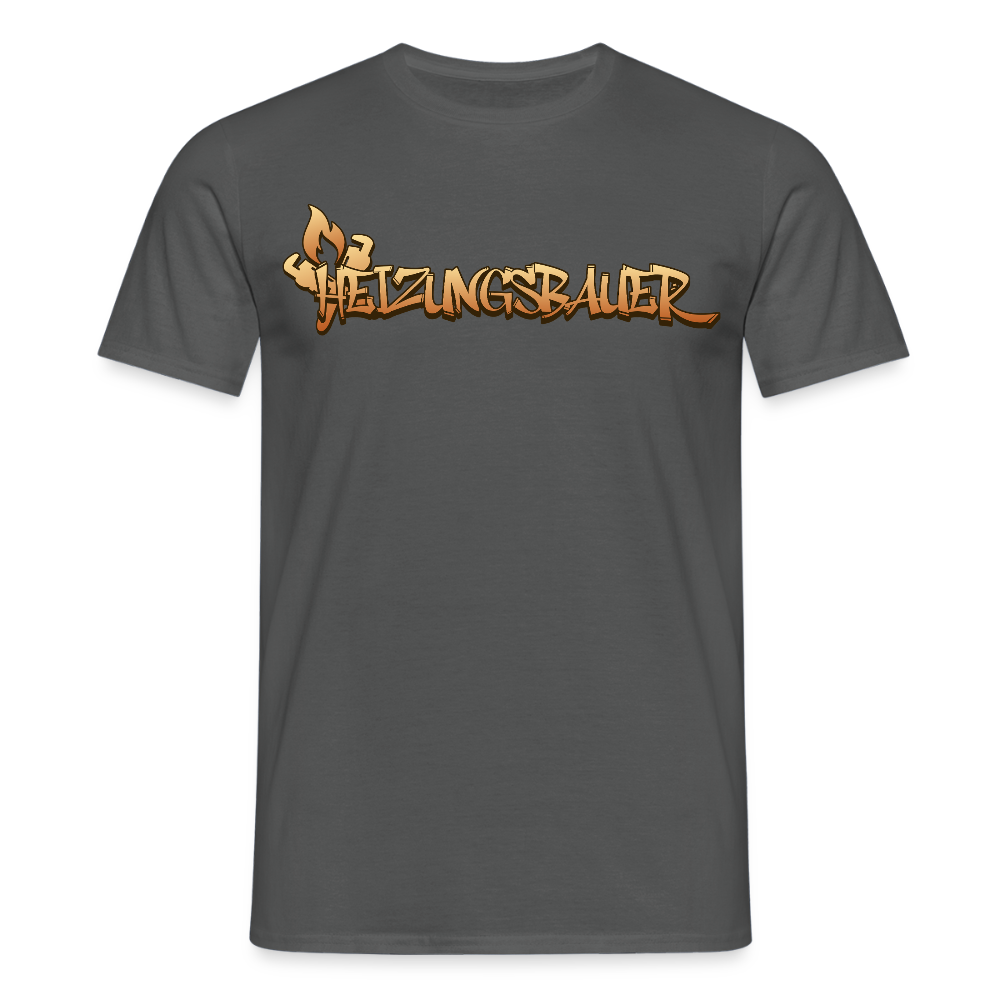 Unisex T-Shirt "Heizungsbauer" Anthrazit Männer T-Shirt