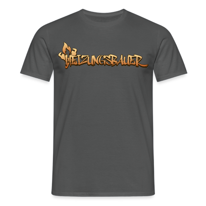 Unisex T-Shirt "Heizungsbauer" Anthrazit Männer T-Shirt