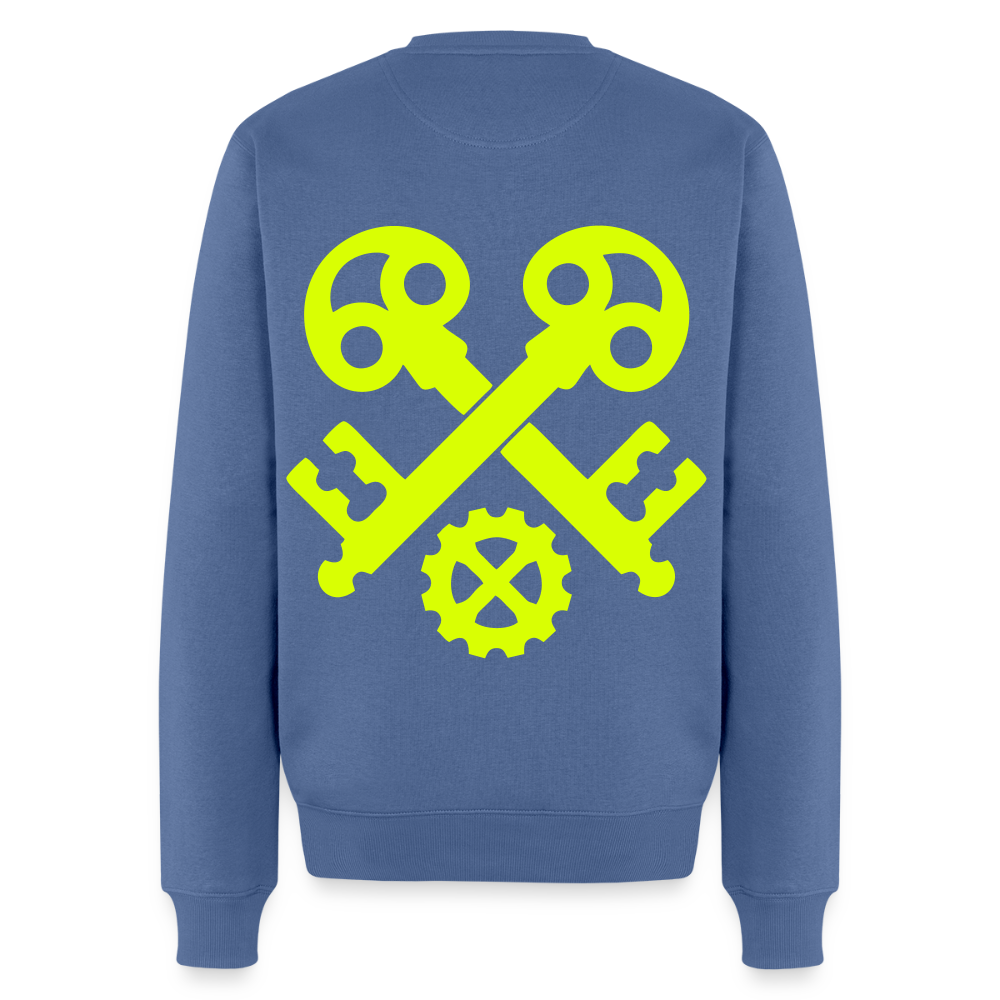 Unisex Premium Pullover "Schlosser" neongelb Männer Premium Pullover