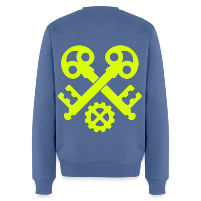 Unisex Premium Pullover "Schlosser" neongelb Männer Premium Pullover
