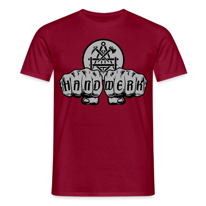 Unisex T-Shirt "Betonbauer" Ziegelrot Männer T-Shirt