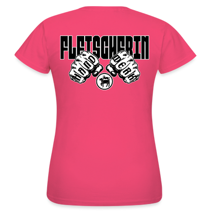 Frauen T-Shirt "Fleischerin" (beidseitig bedruckt) Azalea Frauen T-Shirt