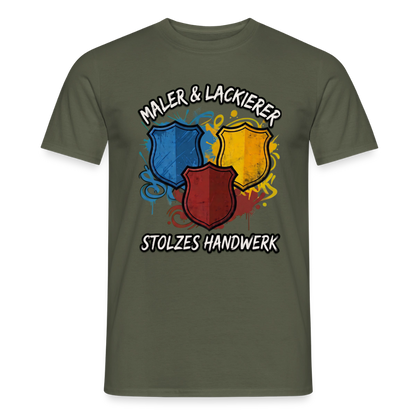 Spreadconnect Männer T-Shirt „Maler & Lackierer – Stolzes Handwerk“ in klassischem Design