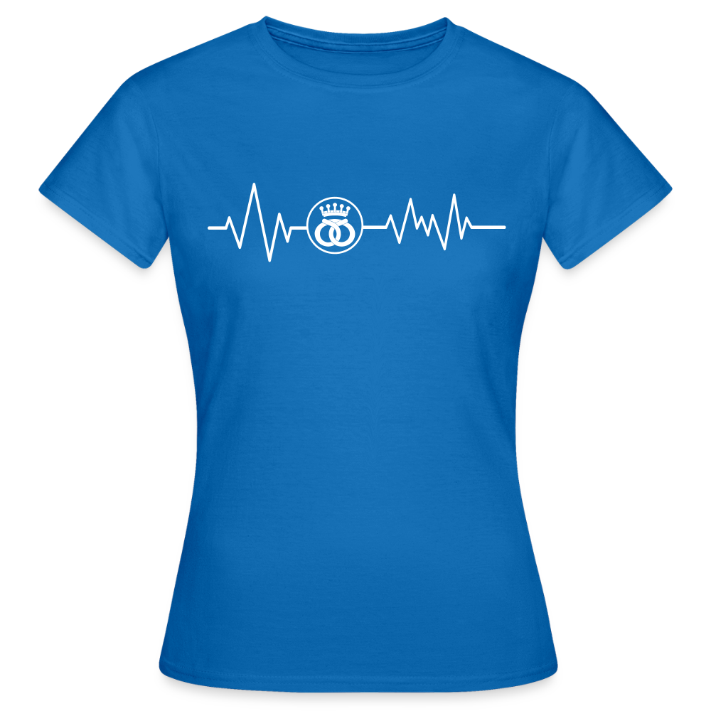 Frauen T-Shirt "Bäcker" Royalblau Frauen T-Shirt