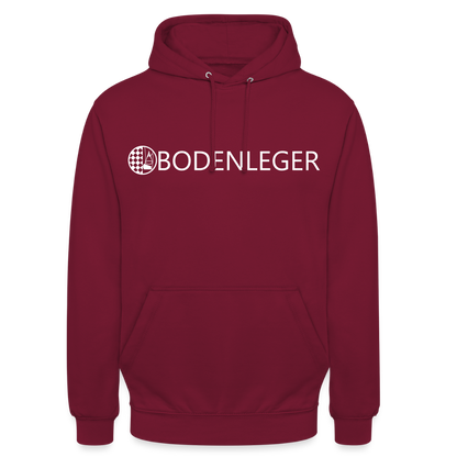 Unisex Hoodie "Bodenleger" Bordeaux Unisex Hoodie