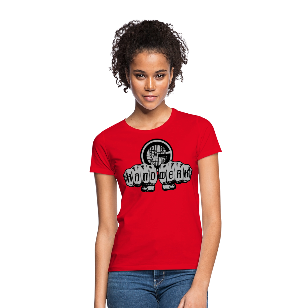 Frauen T-Shirt "Gerüstbauer" - Rot