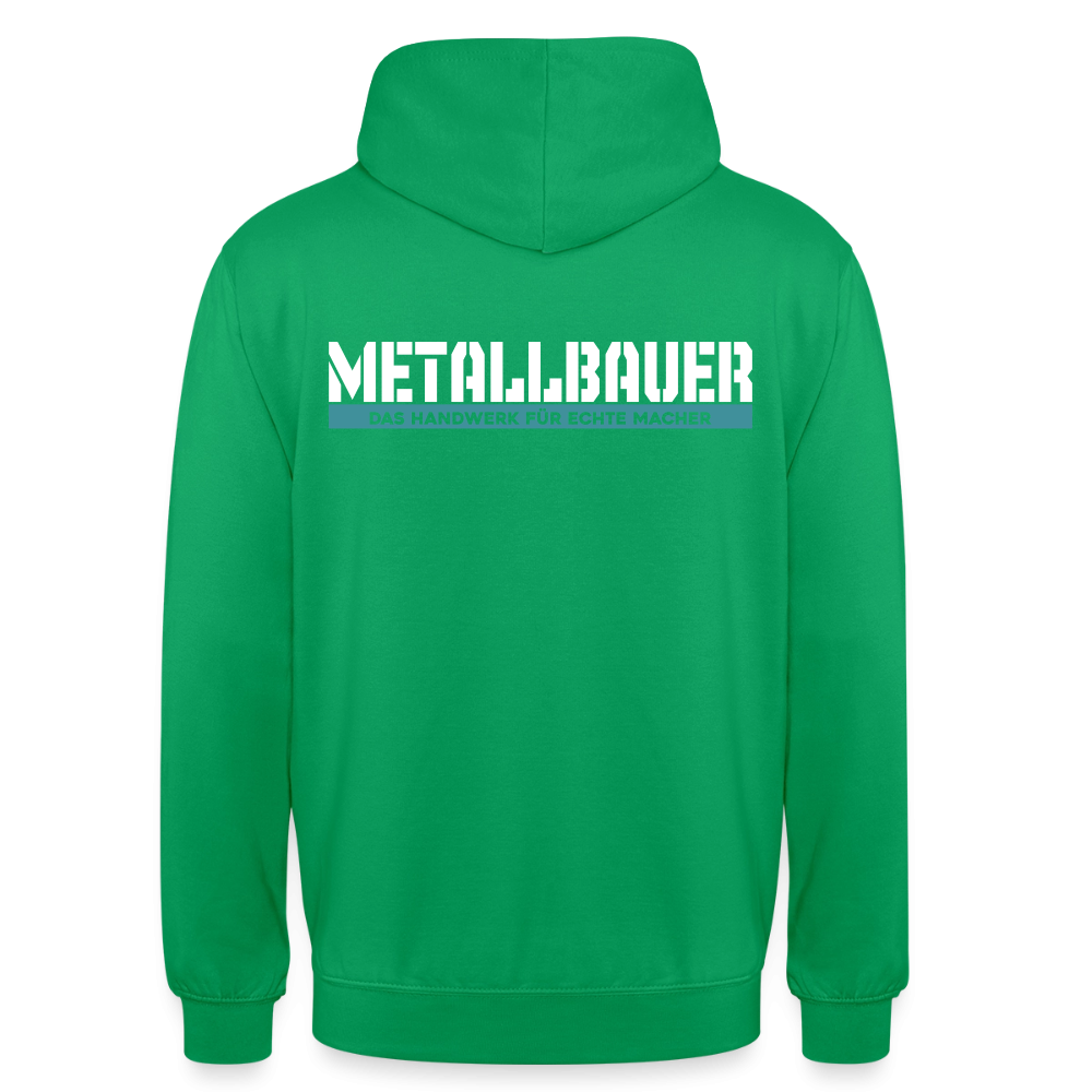 Unisex Hoodie HW-300 | MACHER "Metallbauer" Kelly Green Unisex Hoodie {{ color }}