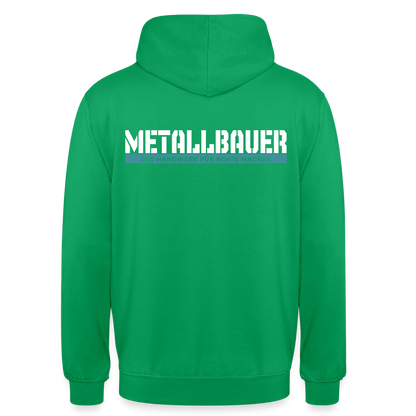 Unisex Hoodie HW-300 | MACHER "Metallbauer" Kelly Green Unisex Hoodie {{ color }}