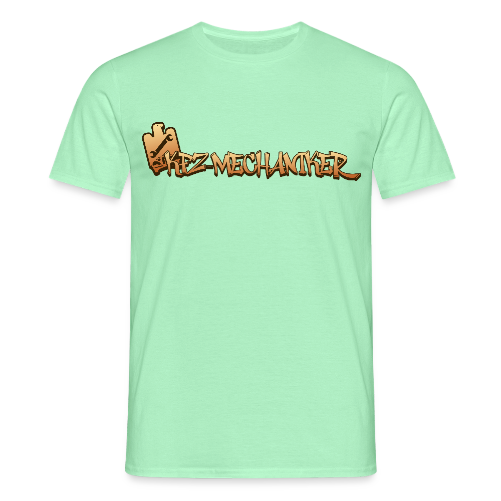 Unisex T-Shirt "KFZ-Mechaniker" Mintgrün Männer T-Shirt