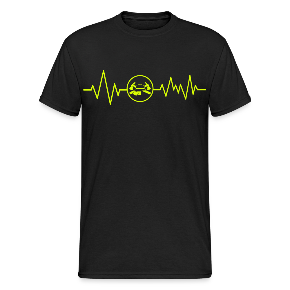Unisex T-Shirt "Feuerwehr 4" - Schwarz