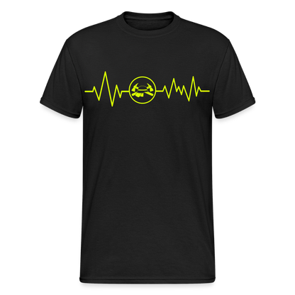 Unisex T-Shirt "Feuerwehr 4" - Schwarz