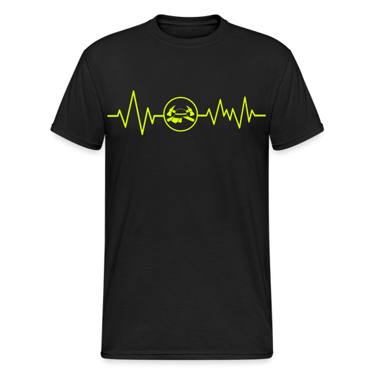 Unisex T-Shirt "Feuerwehr 4" - Schwarz
