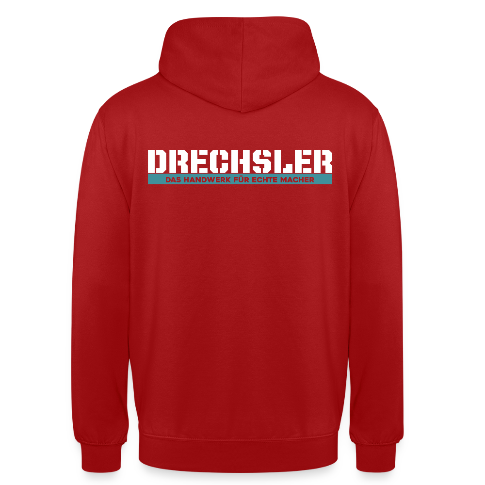 Unisex Hoodie HW-300 | MACHER "Drechsler" Rot Unisex Hoodie {{ color }}