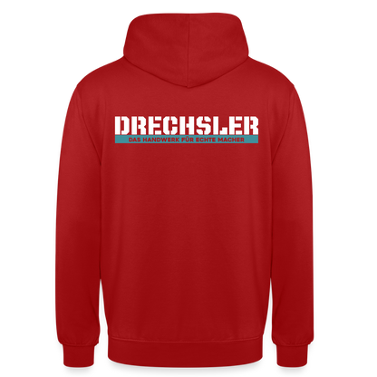 Unisex Hoodie HW-300 | MACHER "Drechsler" Rot Unisex Hoodie {{ color }}