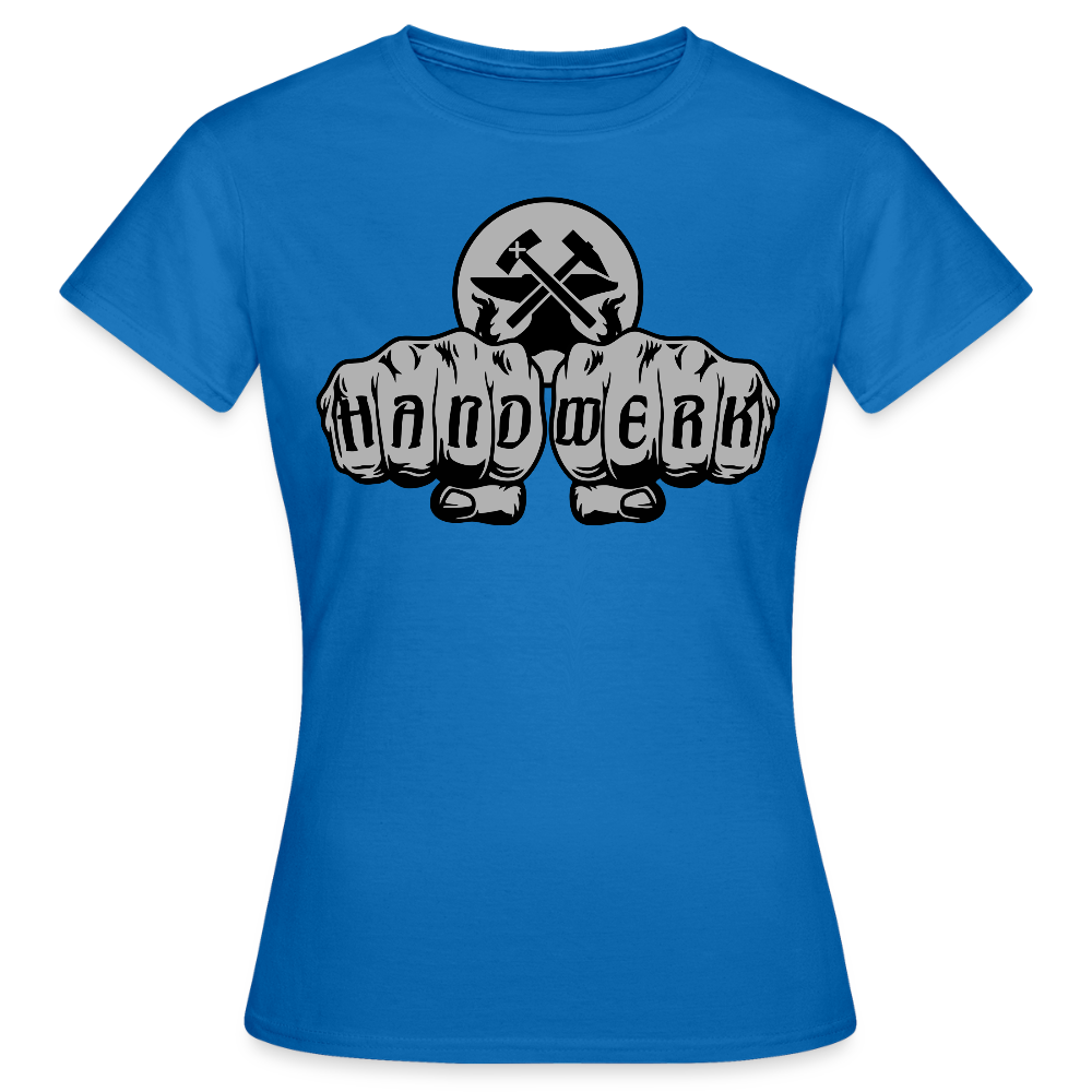 Frauen T-Shirt "Metallbauer" Royalblau Frauen T-Shirt