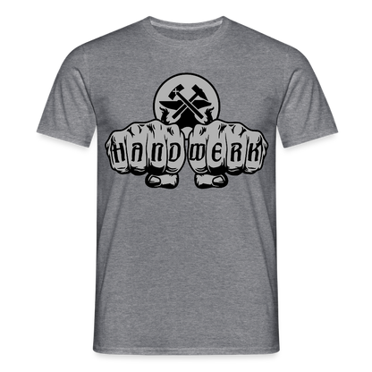 Unisex T-Shirt "Metallbauer" Graphit meliert Männer T-Shirt