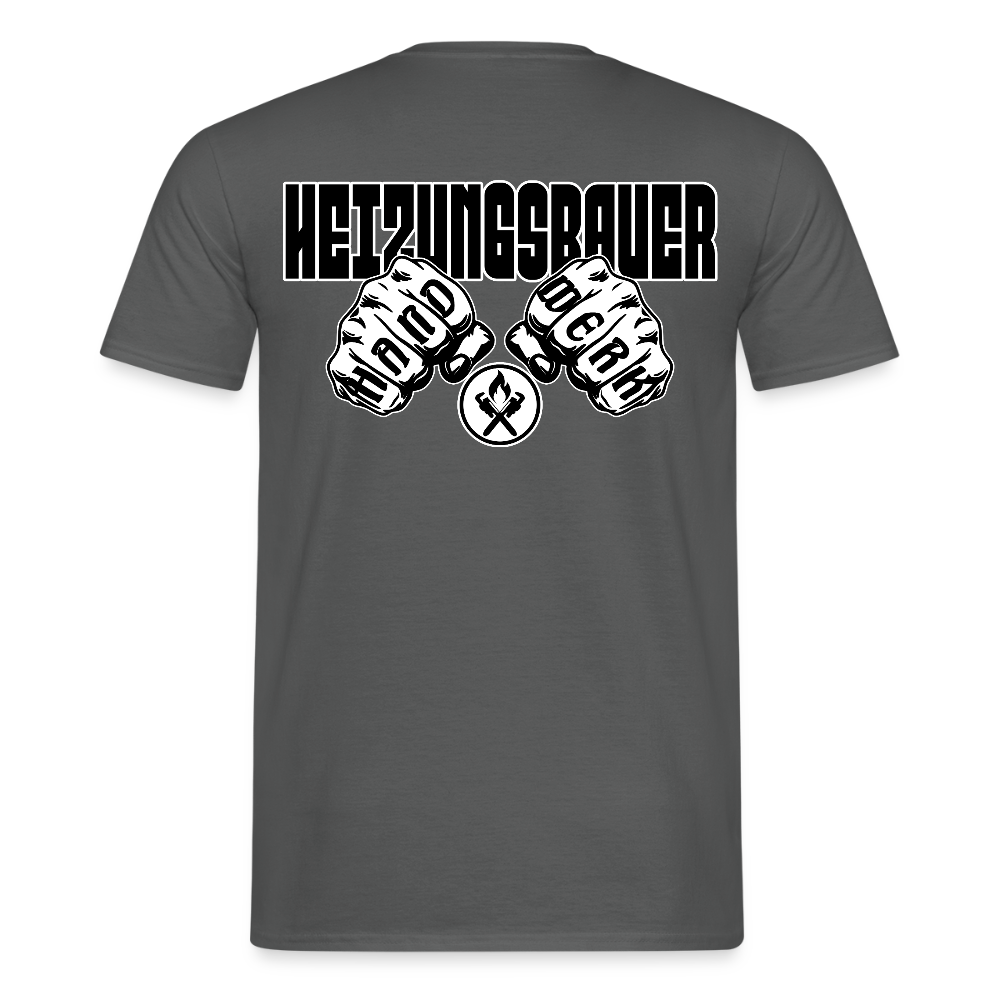Unisex T-Shirt "Heizungsbauer" Anthrazit Männer T-Shirt