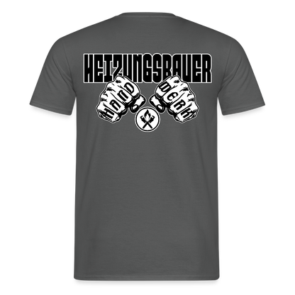 Unisex T-Shirt "Heizungsbauer" Anthrazit Männer T-Shirt
