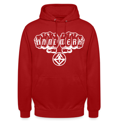 Unisex Hoodie "Stuckateur" Rot Unisex Hoodie