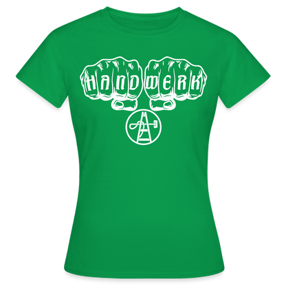 Frauen T-Shirt "Gebäudereiniger" Kelly Green Frauen T-Shirt