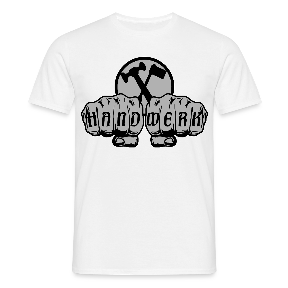Unisex T-Shirt "Installateur" Weiß Männer T-Shirt