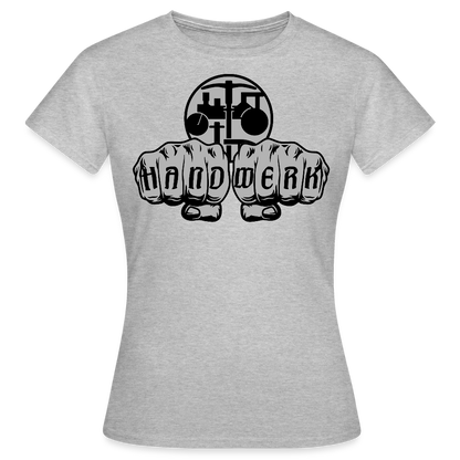 Frauen T-Shirt "Strassenbauer" Grau meliert Frauen T-Shirt