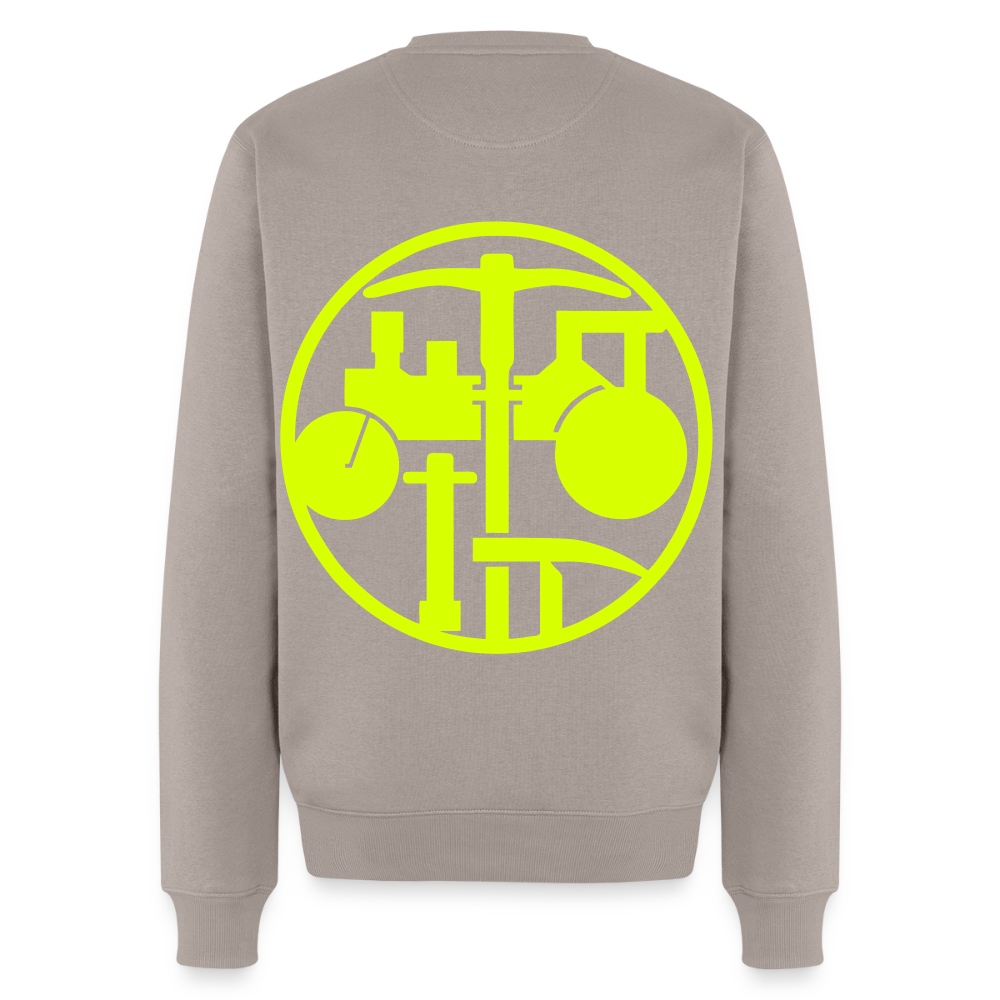 Unisex Premium Pullover "Strassenbauer" neongelb Männer Premium Pullover