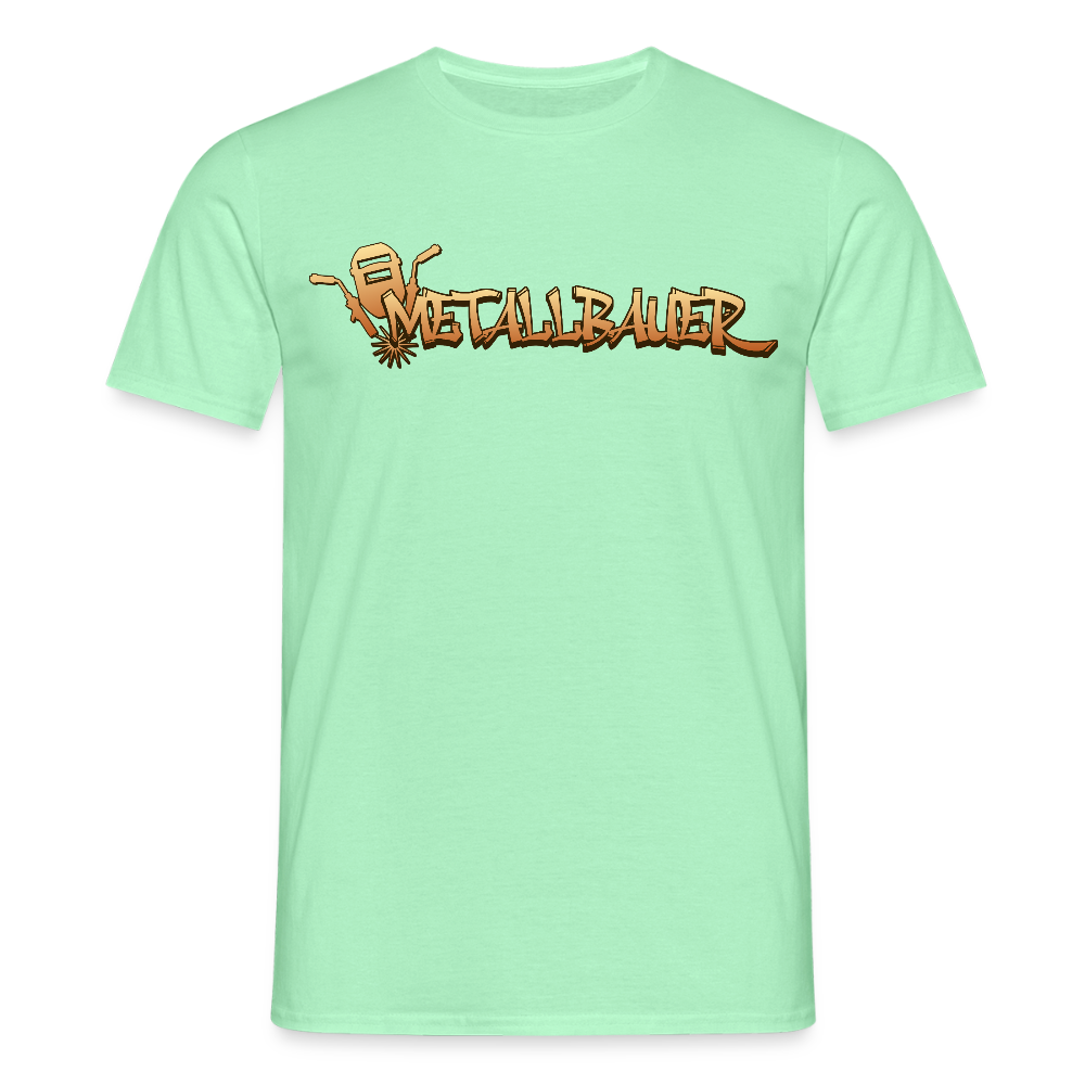 Unisex T-Shirt "Metallbauer" Mintgrün Männer T-Shirt