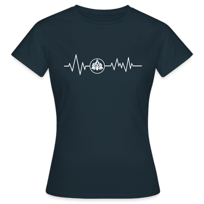 Frauen T-Shirt "Maurer" Navy Frauen T-Shirt