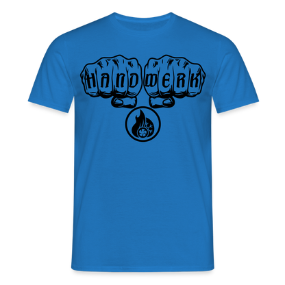 Unisex T-Shirt "Klimatechniker" Royalblau Männer T-Shirt
