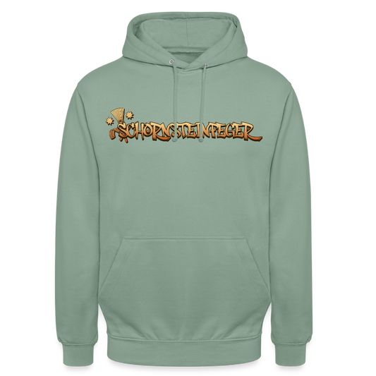Unisex Hoodie "Schornsteinfeger" Graugrün Unisex Hoodie