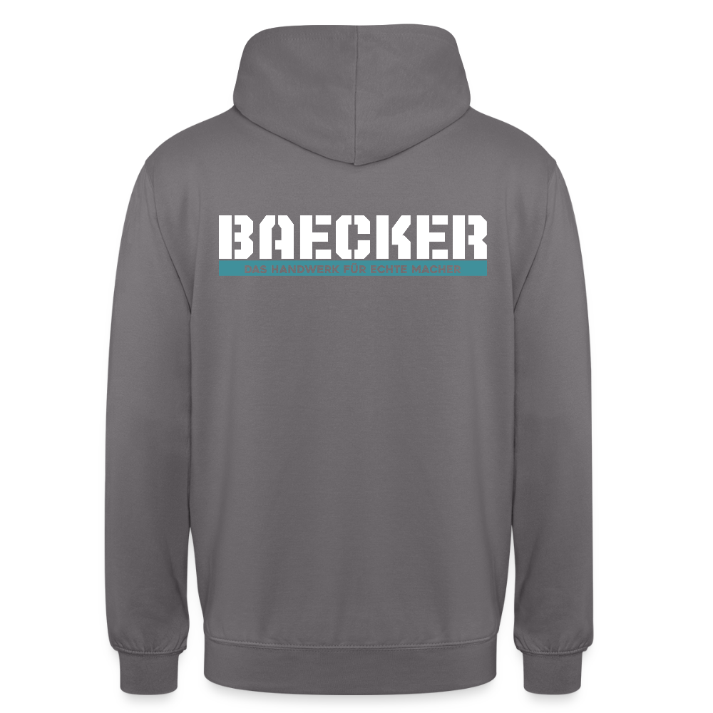Unisex Hoodie HW-300 | MACHER "Bäcker" Mittelgrau Unisex Hoodie {{ color }}